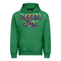 Emerald summer vibes tie dye doodle Urban Hoodie - CowCowDesign