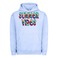 Pigment Grape Ice summer vibes tie dye doodle Urban Hoodie - CowCowDesign