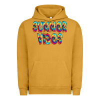 Pigment Peanut Butter summer vibes tie dye doodle Urban Hoodie - CowCowDesign