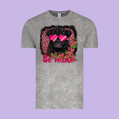 Be Mine Belted Galloway Vintage Tee Designed By Adodesignshop