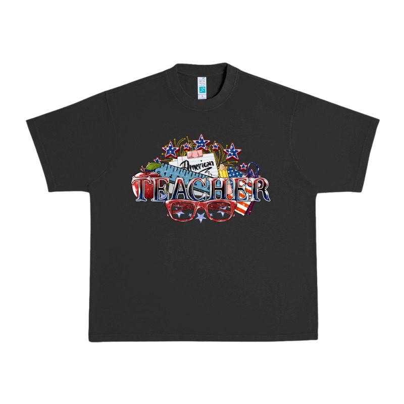 American Teacher Urban Heavy Tee by NancyCooperArtShop | Teevron