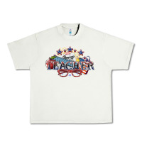 Pistachio american teacher Urban Heavy Tee - NancyCooperArtShop