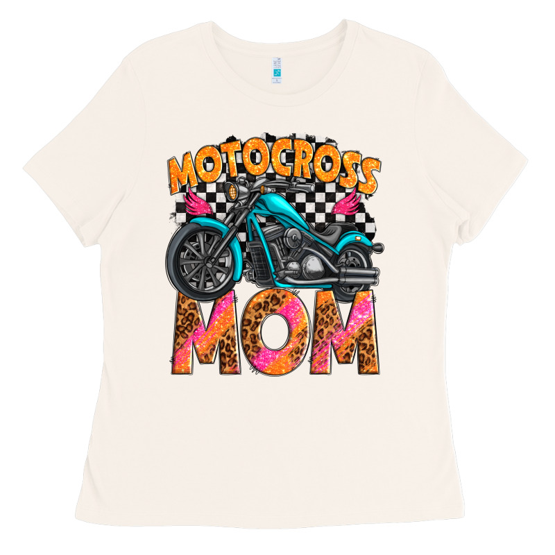 Motocross Mom Ladies Tee by texasbilliewilder | Teevron