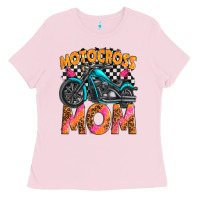 Bubblegum Pink motocross mom Ladies Tee - texasbilliewilder