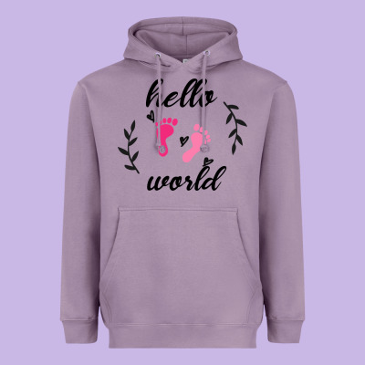 Hello World Heavyweight Hoodie Designed By Bettercallsaul