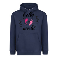 Navy Hello world Heavyweight Hoodie - Bettercallsaul