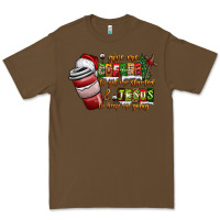 Cacao Coffee  Jesus Premium Tee - CowhideDigitalArt