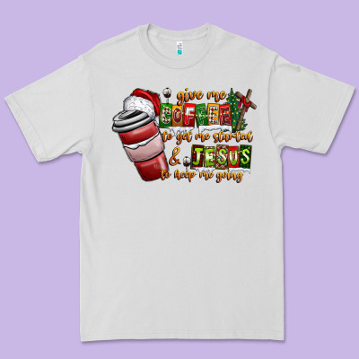 Coffee  Jesus Premium Tee Designed By Cowhidedigitalart