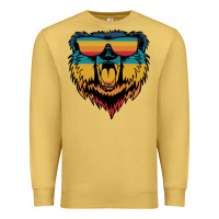 Antique Gold Retro bear Premium Sweatshirt - Bettercallsaul
