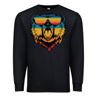 Black Retro bear Premium Sweatshirt - Bettercallsaul
