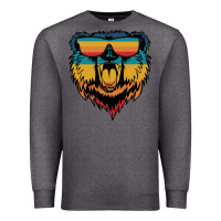 Charcoal Heather Retro bear Premium Sweatshirt - Bettercallsaul