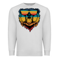 Dove Grey Retro bear Premium Sweatshirt - Bettercallsaul