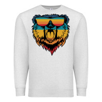 Oatmeal Heather Retro bear Premium Sweatshirt - Bettercallsaul