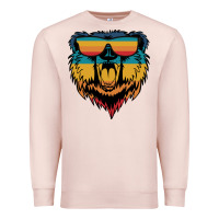Pale Pink Retro bear Premium Sweatshirt - Bettercallsaul