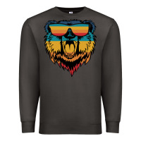 Smoke Retro bear Premium Sweatshirt - Bettercallsaul