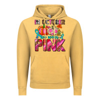 In October We Wear Pink With Pumpkins Vintage Hoodie | Teevron