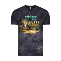 Cloud Black country mama Vintage Tee - NancyCooperArtShop