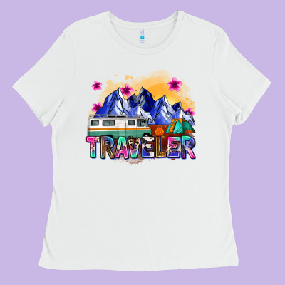 Traveler Ladies Tee Designed By Zillion Design Studio