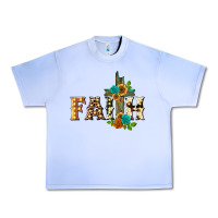 Grape Ice faith with cross Urban Heavy Tee - BarkalooDesign