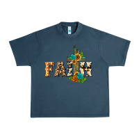 Midnight Navy faith with cross Urban Heavy Tee - BarkalooDesign