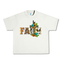 Pistachio faith with cross Urban Heavy Tee - BarkalooDesign