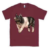 Burgundy hampshire pig Classic Tee - LillyAllenDesigns