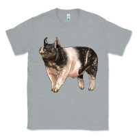 Heather Grey hampshire pig Classic Tee - LillyAllenDesigns