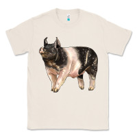 Natural hampshire pig Classic Tee - LillyAllenDesigns