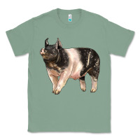 Sage hampshire pig Classic Tee - LillyAllenDesigns