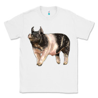White hampshire pig Classic Tee - LillyAllenDesigns