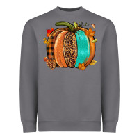 Storm Fall leopard pumpkin Heavyweight Sweatshirt - NancyCooperArtShop