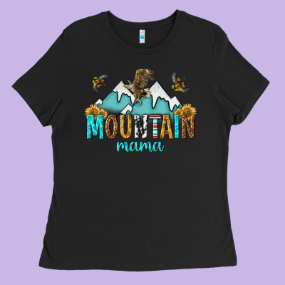 Mountain Mama Ladies Tee Designed By Texasbilliewilder