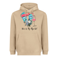 Mushroom Wine Flip Flops Girl Heavyweight Hoodie - Bettercallsaul