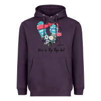Plum Wine Flip Flops Girl Heavyweight Hoodie - Bettercallsaul