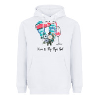 White Wine Flip Flops Girl Heavyweight Hoodie - Bettercallsaul