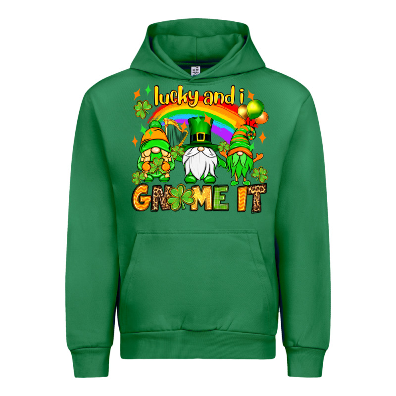 St. Patrick's Lucky And I Gnome It Urban Hoodie by OliviaCreatesArt | Teevron