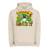 Pigment French Oak St. Patrick's Lucky and i gnome it Urban Hoodie - OliviaCreatesArt