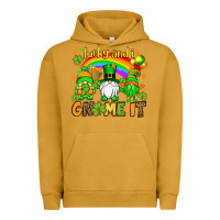 Pigment Peanut Butter St. Patrick's Lucky and i gnome it Urban Hoodie - OliviaCreatesArt