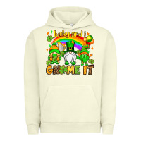 Pigment Pistachio St. Patrick's Lucky and i gnome it Urban Hoodie - OliviaCreatesArt
