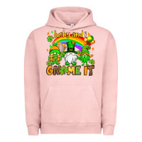 Pigment Salmon St. Patrick's Lucky and i gnome it Urban Hoodie - OliviaCreatesArt