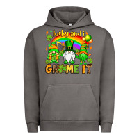 Pigment Tornado St. Patrick's Lucky and i gnome it Urban Hoodie - OliviaCreatesArt