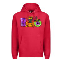 Cardinal Boo Halloween Premium Hoodie - NancyCooperArtShop