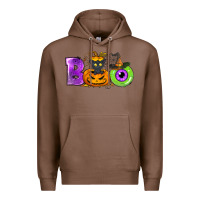 Chestnut Boo Halloween Premium Hoodie - NancyCooperArtShop