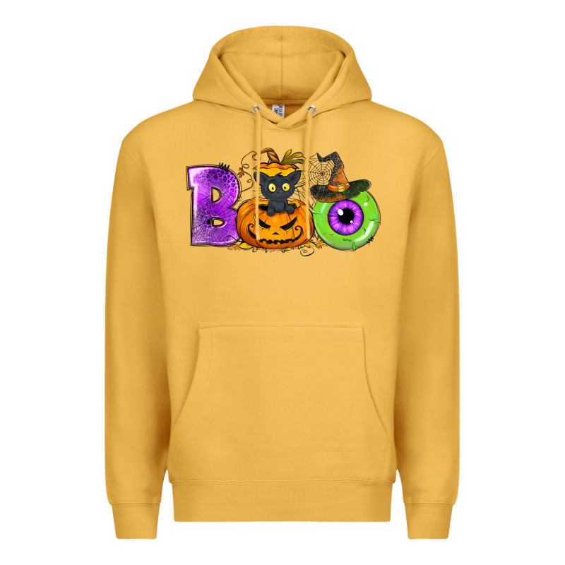 Boo Halloween Premium Hoodie by NancyCooperArtShop | Teevron