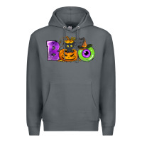 Rock Boo Halloween Premium Hoodie - NancyCooperArtShop