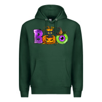 Sports Green Boo Halloween Premium Hoodie - NancyCooperArtShop