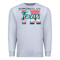 Heather Grey Texas Premium Sweatshirt - Bettercallsaul