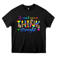 Black i can't even think straight Heavy Core Tee - Zillion Design Studio