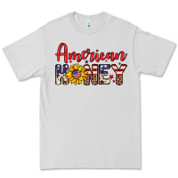 Dove Grey American honey Premium Tee - Neo Western