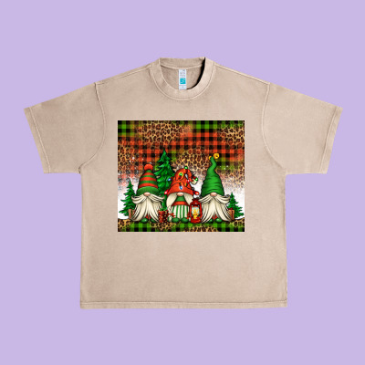 Christmas Gnomes Urban Heavy Tee Designed By Jasminsmagicworld